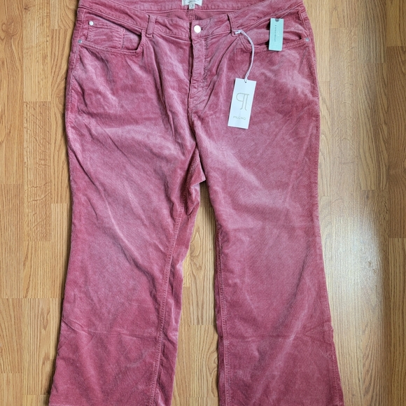 Anthropologie Pilcro The Yaya Women's Plus Size 22W Midrise Corduroy Crop Pants - Picture 12 of 16